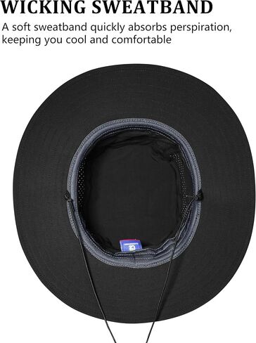 GADIEMKENSD UPF 50+ UV Protection Bucket Hat with Windproof Strap, Breathable & Quick-Dry Sun Hat for Fishing Hiking Outdoor in Saudi Arabia