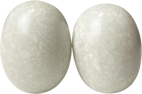 Set of 2 Huevos de Obbatala White Egg Ritual Offering for Orisha Yoruba Religion Espiritual Eggs para Ebbo Santeria y Limpieza Espiritual Spiritual Tools for Ifa Religious Ceremony Santo Orishanla in Saudi Arabia