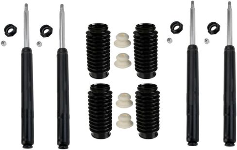 Suspension Shock Absorber Strut Cartridges Kit Front Rear Upper Side Iron Chrome with Bellows for Toyota for MR2 1991-1995 BFJG-13801-168 901-46685 04LBS in Saudi Arabia