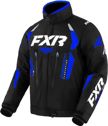 FXR Men's Team FX Jacket 2025 (Black/Royal Blue - Small) in Saudi Arabia