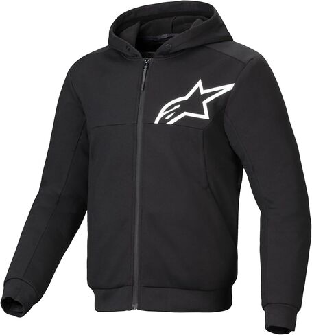 Alpinestars Chrome v2 Sport Hoodie, Reinforced Motorcycle Riding Jacket with CE-Certified Armor & Urban Styling in Saudi Arabia