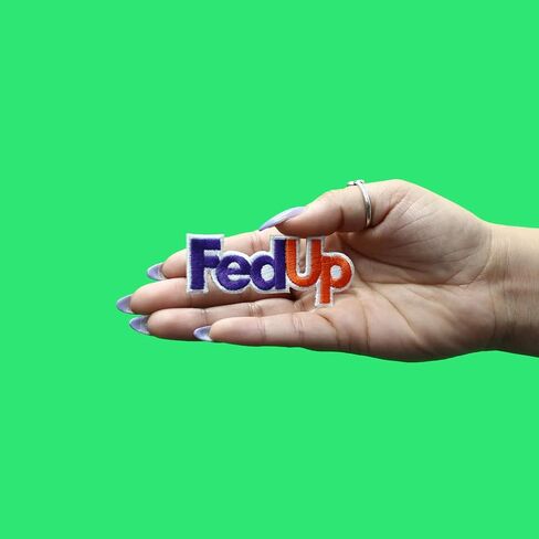 Fedup Patch Mail Carrier محاكاة ساخرة على الحديد على in Saudi Arabia
