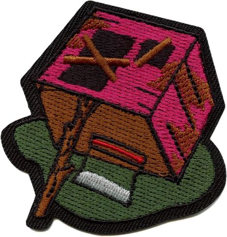 Dope Fiend Trap House Baggie Trick Patch Pink Funny Proofered On in Saudi Arabia