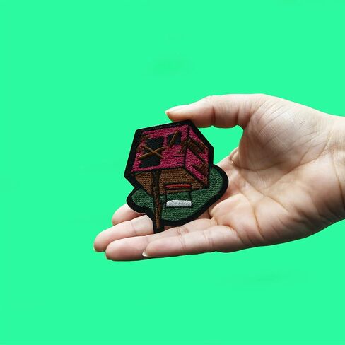 Dope Fiend Trap House Baggie Trick Patch Pink Funny Proofered On in Saudi Arabia