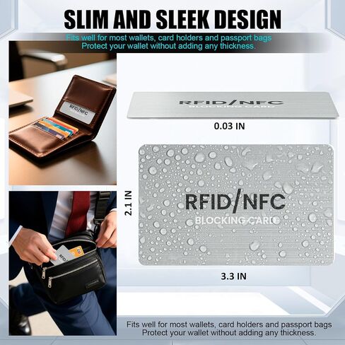 بطاقات حظر RFID ، حاصرات حامية ائتمان NFC بدون اتصال مميزة ومحفظة جواز سفرها. in Saudi Arabia