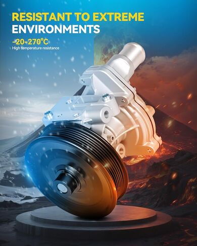 مجموعة مضخات المياه الاحترافية PHILTOP AW5103 مع حشية سيارات متوافقة مع ترافيرس، إنكليف، أكاديا، إمبالا، SRX، CTS، كامارو، لاكروس، إكوينوكس، تيرين، XTS، استبدال OE in Kuwait