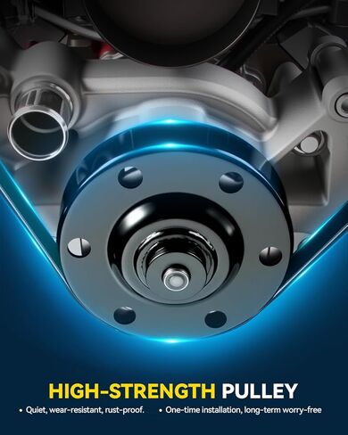 مجموعة مضخات المياه الاحترافية PHILTOP AW5103 مع حشية سيارات متوافقة مع ترافيرس، إنكليف، أكاديا، إمبالا، SRX، CTS، كامارو، لاكروس، إكوينوكس، تيرين، XTS، استبدال OE in Kuwait