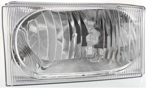4pcs Headlight Left Right Side Plastic Lens Corner Light Clear & Amber Corner Light Clear Headlight Lens Headlights Chrome for Excursion for F550/F450/F350/F250 SuperDuty in Saudi Arabia
