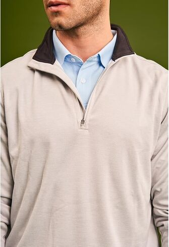 كم طويل قميص جولف الرجال 1/4 البريدي البلوز رجالي كم طويل قمصان الحماية من الشمس UPF 50 خفيفة الوزن رياضي البلوز in Kuwait