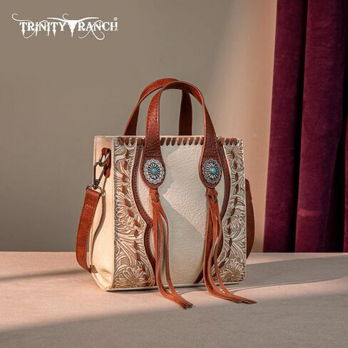 Crossbody Bags for Women Mini Handbag Floral Tooled Concho Collection in Kuwait