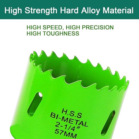 Hole Saw Kit with Dust Bowl, Hole Saw Set,Bi-Metal Hole Saw Kit With Storage Case,9pcs Hole Saw with 3", 4" and 4-1/4"Saw Blades, Hole Saw for Drilling Wood Plastic PVC Board in Kuwait