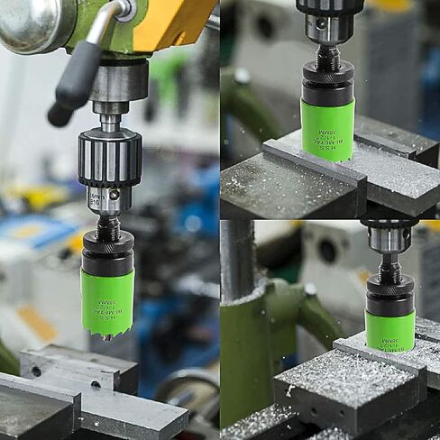 Hole Saw Kit with Dust Bowl, Hole Saw Set,Bi-Metal Hole Saw Kit With Storage Case,9pcs Hole Saw with 3", 4" and 4-1/4"Saw Blades, Hole Saw for Drilling Wood Plastic PVC Board in Kuwait