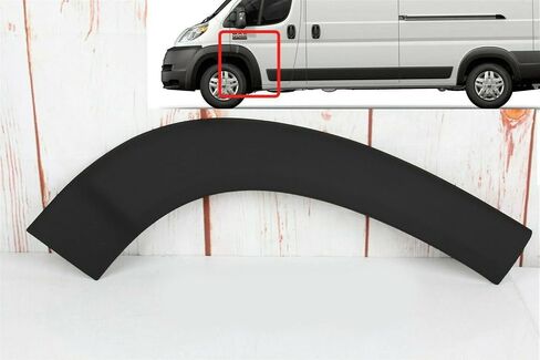for Dodge RAM PROMASTER 2019-2022 Front Door MOLDING Trim Fender Flare Left Driver Side Black in Kuwait