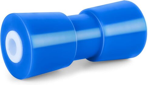 Boat Trailer Roller 10",Keel Rollers for Boat Trailer,Heavy Duty PU Bow Roller Boat Trailer Accessories Replacement Boat Trailer Parts Fits 5/8" Shaft (Blue) in Kuwait