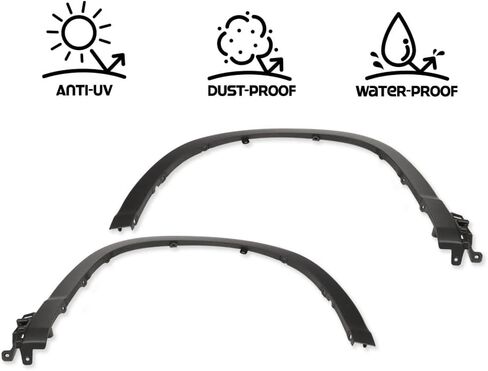 CHEDA Fender Flares, Compatible with 2014-2019 Toyota Highlander， 2PCS Set Front Left & Right Wheel Cover Arch Trim，TO1290105 TO1291105 in Saudi Arabia