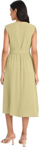 Maggy London Women’s Cap Cap Sleeve Midi Belt-Belter Mobicet in Saudi Arabia