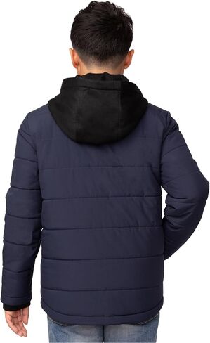 Free Country Boys' Puffer Hoodie Shacket in Saudi Arabia