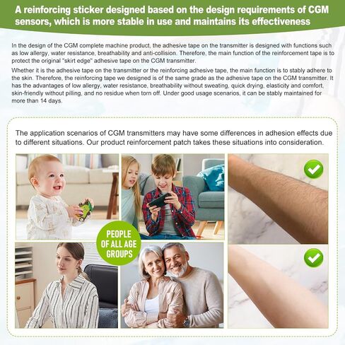 بقع مستشعر Libre 3 المقاومة للماء-10 أغطية لاصقة CGM بواسطة Guardmedi-Hypoallergenic ، مقاوم للعرق ، آمن من الجلد لأجهزة استشعار Libre 3 الحرة in Kuwait