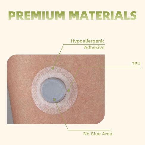 بقع مستشعر Libre 3 المقاومة للماء-10 أغطية لاصقة CGM بواسطة Guardmedi-Hypoallergenic ، مقاوم للعرق ، آمن من الجلد لأجهزة استشعار Libre 3 الحرة in Kuwait