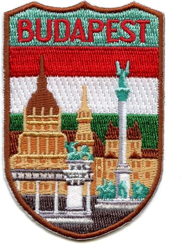 Budapest Capital of Hungary Shield Patch Patch Europe Exterfored On in Saudi Arabia