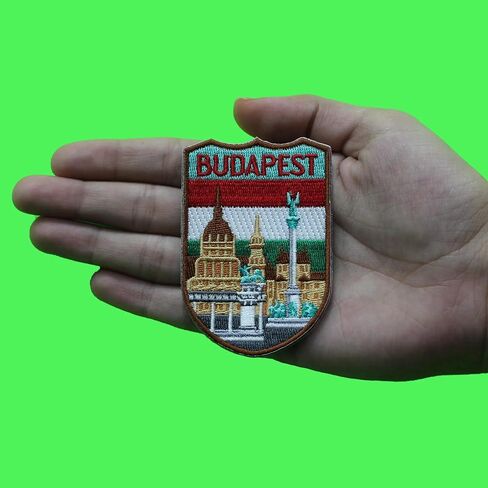 Budapest Capital of Hungary Shield Patch Patch Europe Exterfored On in Saudi Arabia