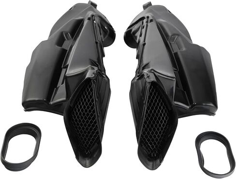 TCMT Black Ram Air Tubes Duct Intake Fits For SUZUKI GSXR600 GSX-R 750 2006-2007 K6 K7 in Saudi Arabia