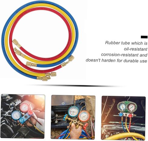 Happyyami 3pcs شحن خرطوم لأنابيب السيارات خراطيم محمولة متينة لسهولة الصيانة وإضافة سائل التبريد in Kuwait
