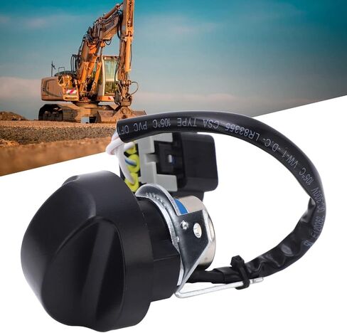 Throttle Motor Knob Switch for Excavators, Standard Size, Installation, Tight Fit, ABS and Alloy Steel Material, Compatible with XCMG XE60 XE75 XE135 XE150 (10 Gear) in Saudi Arabia