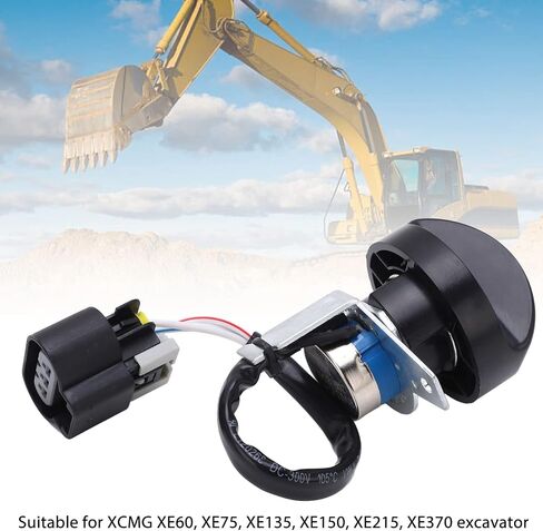 Throttle Motor Knob Switch for Excavators, Standard Size, Installation, Tight Fit, ABS and Alloy Steel Material, Compatible with XCMG XE60 XE75 XE135 XE150 (10 Gear) in Saudi Arabia