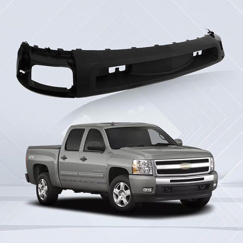 New Aftermarket Front Bumper Valance Lower Air Deflector W/Tow Holes Compatible With Chevy 2007-2013 Silverado 1500 GM1092192 15915504 in Saudi Arabia