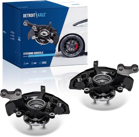 Detroit Axle - 2.4L Front 2PC مقبلات توجيه لعام 2007 2008 2009 Toyota Camry ، 2 مفاصل التوجيه وحمل المحمل استبدال مجموعة التجميع in Saudi Arabia