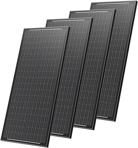 100 Watt Solar Panel 12V/24V High-Efficiency Monocrystalline Solar Panel, 12BB Solar Cells, for Home RV Marine Farm Battery and Other Off-Grid Applications in Kuwait