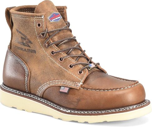 Carolina Men's 6 "Amp Steel Toe Toe Wordge Work Boot - متينة مع نعل خارجي مقاوم للانزلاق وإعلام ملهى in Saudi Arabia