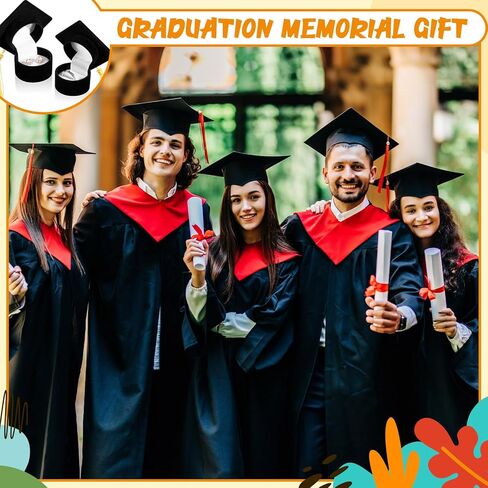 Henoyso 4 قطع من قبعة التخرج في المدرسة الثانوية، صندوق خاتم لهدايا المجوهرات، صندوق هدايا التخرج من المدرسة الثانوية، صندوق خاتم إبداعي، صندوق قرط حلقي لفئة المدرسة 2024، لوازم حفلات احتفالات التخرج in Kuwait
