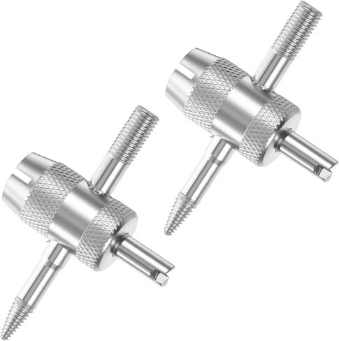 مجموعة أدوات صمام الإطارات 4-in-1 في 1 ، مزيل وتثبيت Valve Core للسيارات والدراجة والدراجات و AC و HVAC ، مجموعة إصلاح الإطارات متعددة الوظائف مع مجتذب الجذعية in Kuwait