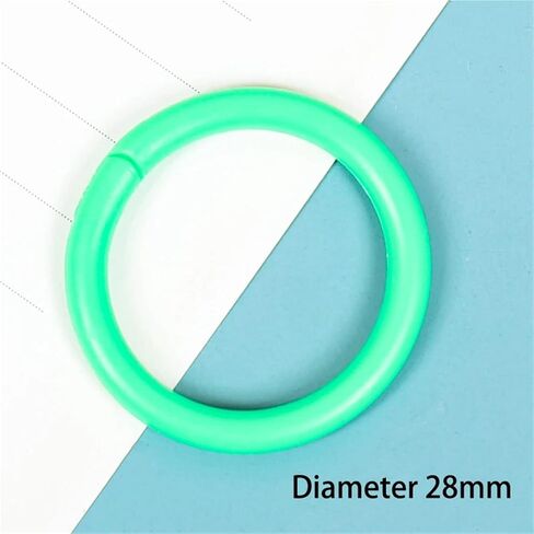 10 Pcs 16/20/28/32mm Plastic Ring Binder Albums Circle Loose-Leaf Book Hoops Opening Office Binding Supplies Photo Album(SS65H) in Saudi Arabia