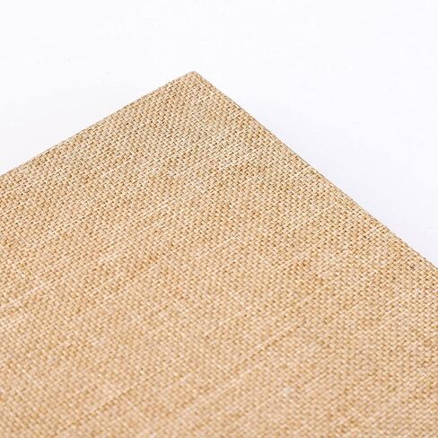 Photo Album Scrapbook, Vintage DIY Scrapbook Albums Kraft Paper Photos Collection Simple Loose Leaf with Rope Strap 30 Pages (Large cotton linen brown) in Saudi Arabia