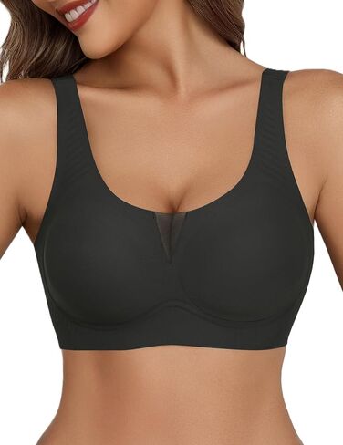 Avidlove Bras for Women No Underwire Seamless Bra Deep V Full Coverage T-Shirt Bralette Comfort Everyday Bra in Saudi Arabia
