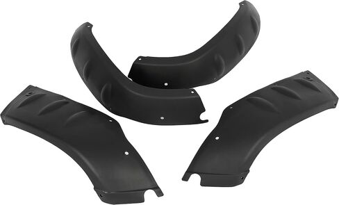 Kuafu Fender Flare متوافق مع 2004-2007 Honda TRX350 TM FM Fe TE / TRX400 FA FGA Rancher Muds Fender Flares Flaps Kit Black in Saudi Arabia