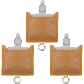 Fuel Pump Strainer Filter 62897-01B Compatible with Harley Electra Glide Road Glide Road King Fat Boy Softail Street Glide Replaces 5PX-13907-00-00 75126-06A 62897-01 61342-00A 62897-01A 3Pcs in Saudi Arabia