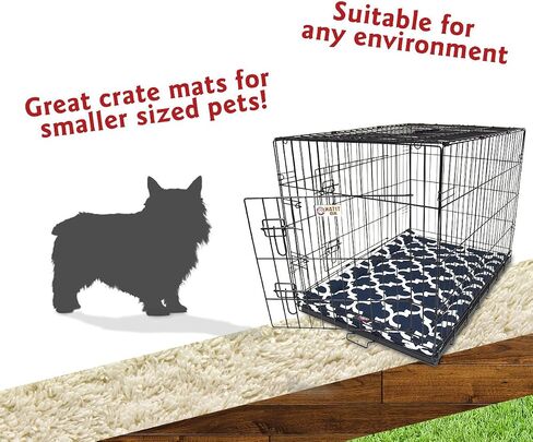 36" Trellis Gray Crate Dog Bed Mat By Majestic Pet Products in Saudi Arabia