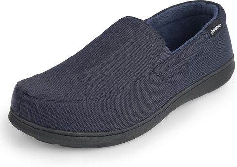 Men's Minimalist Memory Foam Slippers for Indoor/Outdoor, Breathable Knit House Shoes with Nonslip Rubber Sole in Kuwait