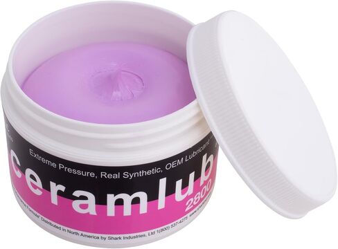 Shark Industries PN-90895 Ceramlub 2800 Extreme Pressure Anti-Squeak, Anti-Seize OEM Brake Parts Lubricant (1 Jar of Brake Lube and 1 Brush) in Saudi Arabia