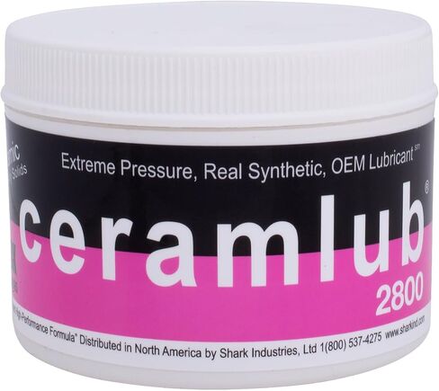 Shark Industries PN-90895 Ceramlub 2800 Extreme Pressure Anti-Squeak, Anti-Seize OEM Brake Parts Lubricant (1 Jar of Brake Lube and 1 Brush) in Saudi Arabia