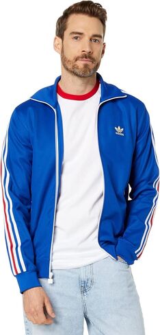جاكيت رياضي adidas Originals Beckenbauer Team أزرق داكن/قرمزي/أبيض SM in Saudi Arabia