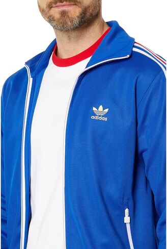 جاكيت رياضي adidas Originals Beckenbauer Team أزرق داكن/قرمزي/أبيض SM in Saudi Arabia