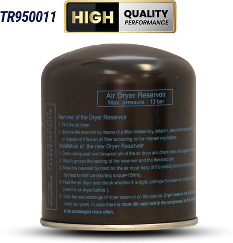 Torque 2 مجموعة من خرطوشة 950011 لـ Wabco SS1200 Sstwin Standard & Bendix AD-SP ومجفف الهواء AD-IS (يستبدل Meritor R950011 ، 950011 ، WIX 24374) (2 x TR950011) in Saudi Arabia
