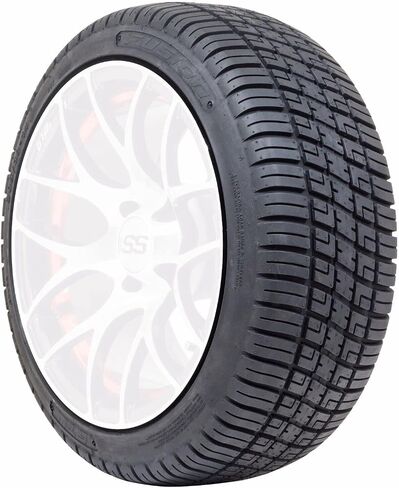 GTW Fusion 18 inch Golf Cart Street Tire | 205/50-10 | No Lift Required | Universal Fitment with 10 inch Wheels in Saudi Arabia
