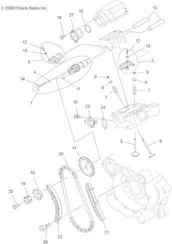 مجموعة عمود الحدبات Polaris ATV ، الجزء الأصلي OEM الجزء 3090115 ، كتي 1 in Kuwait