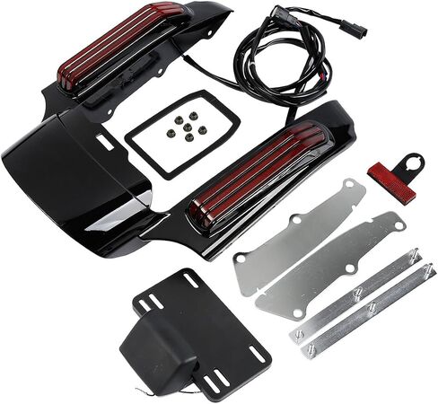 TCMT LED BRAKE RUNCH RUND LIGHTS LIGHT FENDER FANDER FITS for Harley Touring Road Road Road Glide Glide Electra Glide Ultra Limited 2014-2023 in Saudi Arabia